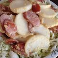 peanutsun's cooksnap of when they made 牛乳みそ炒め（カブ＆シャウエッセン使用）.