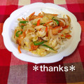 ひぃこ＊'s cooksnap of when they made さつま揚げで♪簡単たっぷり野菜炒め.