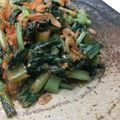 タロすけ's cooksnap of when they made カブ菜の桜エビ炒め.