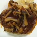 えりんこ♪゛'s cooksnap of when they made 失敗しない蒸しハンバーグ.