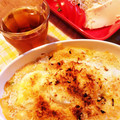 ちー2525's cooksnap of when they made ほうれん草と卵のトマトクリームグラタン.