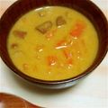 ありんcc's cooksnap of when they made かぼちゃとにんじんとカレーの黄色いスープ.