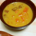 ありんcc's cooksnap of when they made かぼちゃとにんじんとカレーの黄色いスープ.