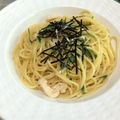 クックELA1F5☆'s cooksnap of when they made 鶏肉・水菜のコンソメ’スパゲッティ♪♪.