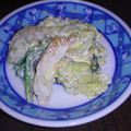 ３go's cooksnap of when they made ちくわとキャベツの青海苔マヨ和え　８M.
