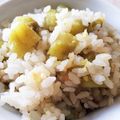 vegetation's cooksnap of when they made シンプルにさつまいもご飯 炊くだけ.