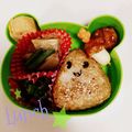 ななたま！'s cooksnap of when they made キャラ弁★栗おにぎりときのこの秋弁当.