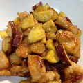 poporon_yu's cooksnap of when they made さつまいもと鶏肉炒め.