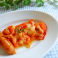 まろんかふぇ's cooksnap of when they made 付け合わせ&おつまみ♡トマトのチーズ焼き.