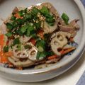 yummy?'s cooksnap of when they made 食べ応えアリ！豚肉入り蓮根のきんぴら.