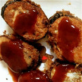 のあめろ♪'s cooksnap of when they made ◆茄子のひき肉はさみ揚げ◆.