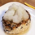 manahanako's cooksnap of when they made 混ぜて焼くだけ鳥挽肉の豆腐ハンバーグ.