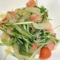堕天使M's cooksnap of when they made 大根と水菜のペペロンチーノ風.
