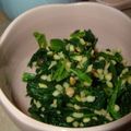 よん妻's cooksnap of when they made 材料３つ！ほうれん草のピーナッツ和え.
