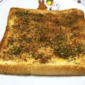 ♡mana's cooksnap of when they made 焼きそば？味なトースト.