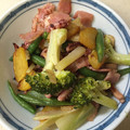 モカぷりん♪'s cooksnap of when they made 簡単！イカとベーコンのガーリック炒め☆.