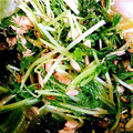 らむむん's cooksnap of when they made さっぱりたっぷり♡ミズナとツナの和え物.