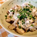まめだまめこ's cooksnap of when they made 鮭の白子ねぎたっぷり.