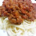ﾏﾂﾀｴ's cooksnap of when they made 我が家のミートソーススパゲティ.