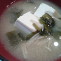 ゆのほなッチ★'s cooksnap of when they made さつまいもとえのきのみそ汁.