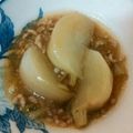 たいちゃんズまま's cooksnap of when they made 生姜でぽかぽか　かぶのひき肉あんかけ.
