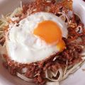 goma3201's cooksnap of when they made 豚ひきキャベ玉丼.