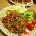 時花菜's cooksnap of when they made 牛肉と夏野菜の炒め物.
