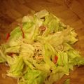 しげkitchen's cooksnap of when they made 超簡単！カニカマレタスサラダ☆.