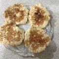 あたきょん's cooksnap of when they made 簡単レンジでおからせんべい♪　　　.