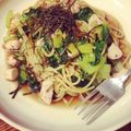 youcay's cooksnap of when they made 簡単♡鶏と青梗菜の和風パスタ.