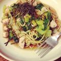 youcay's cooksnap of when they made 簡単♡鶏と青梗菜の和風パスタ.