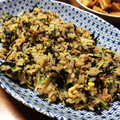 YUKIKI☆'s cooksnap of when they made 栄養満点♪ひき肉とひじきと水菜の炒飯.