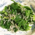 りんごとみかん♬'s cooksnap of when they made セロリの葉っぱのジャコ和え.