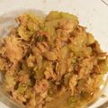 りんごとみかん♬'s cooksnap of when they made セロリとツナのカレー炒め.