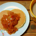 はち８８'s cooksnap of when they made 柿と林檎のジャム❤️.