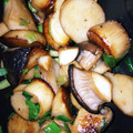 Yubatama's cooksnap of when they made ✤エリンギの輪切り炒め✤.