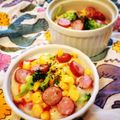 asCa710's cooksnap of when they made ハムとコーンのココットカマン.