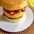 ꕤちゃんとみꕤ's cooksnap of when they made 今すぐ作れる簡単スポンジケーキ.