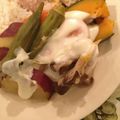 sachinchan's cooksnap of when they made チーズソースで蒸し野菜☆釜飯風.