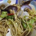 みーつん's cooksnap of when they made ホタテと温野菜のパスタ◇バター醤油風味.