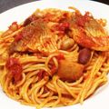 こよみさん's cooksnap of when they made 鯵とフレッシュトマトソースのパスタ.