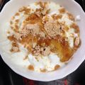 こたつねこくん's cooksnap of when they made ﾒｰﾌﾟﾙきなこﾖｰｸﾞﾙﾄ♪.