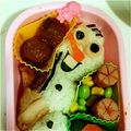 アイマユ's cooksnap of when they made アナ雪＊オラフのキャラ弁.