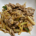 ☆☆りんたろう☆☆'s cooksnap of when they made 簡単☆超早☆エリンギと豚肉のピリ辛炒め☆.