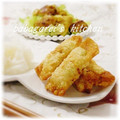 ババガレイ's cooksnap of when they made 今日のおつまみ㉑❤枝豆とすり身の包み揚げ.