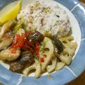 しのばぁたん's cooksnap of when they made 鶏とご当地「乾椎茸」の甘辛丼.