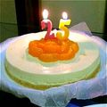 maaaakinta's cooksnap of when they made みかんたっぷり!!レアチーズケーキ.