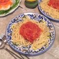 木漏れび's cooksnap of when they made カニ缶とは思えない？♔カニトマトパスタ.