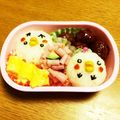 りんりん姉妹のママ's cooksnap of when they made ＊キャラ弁＊とても簡単＊にわとりとひよこ.