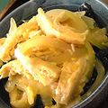 しおとも's cooksnap of when they made 簡単節約ランチ☆油揚げ丼.
